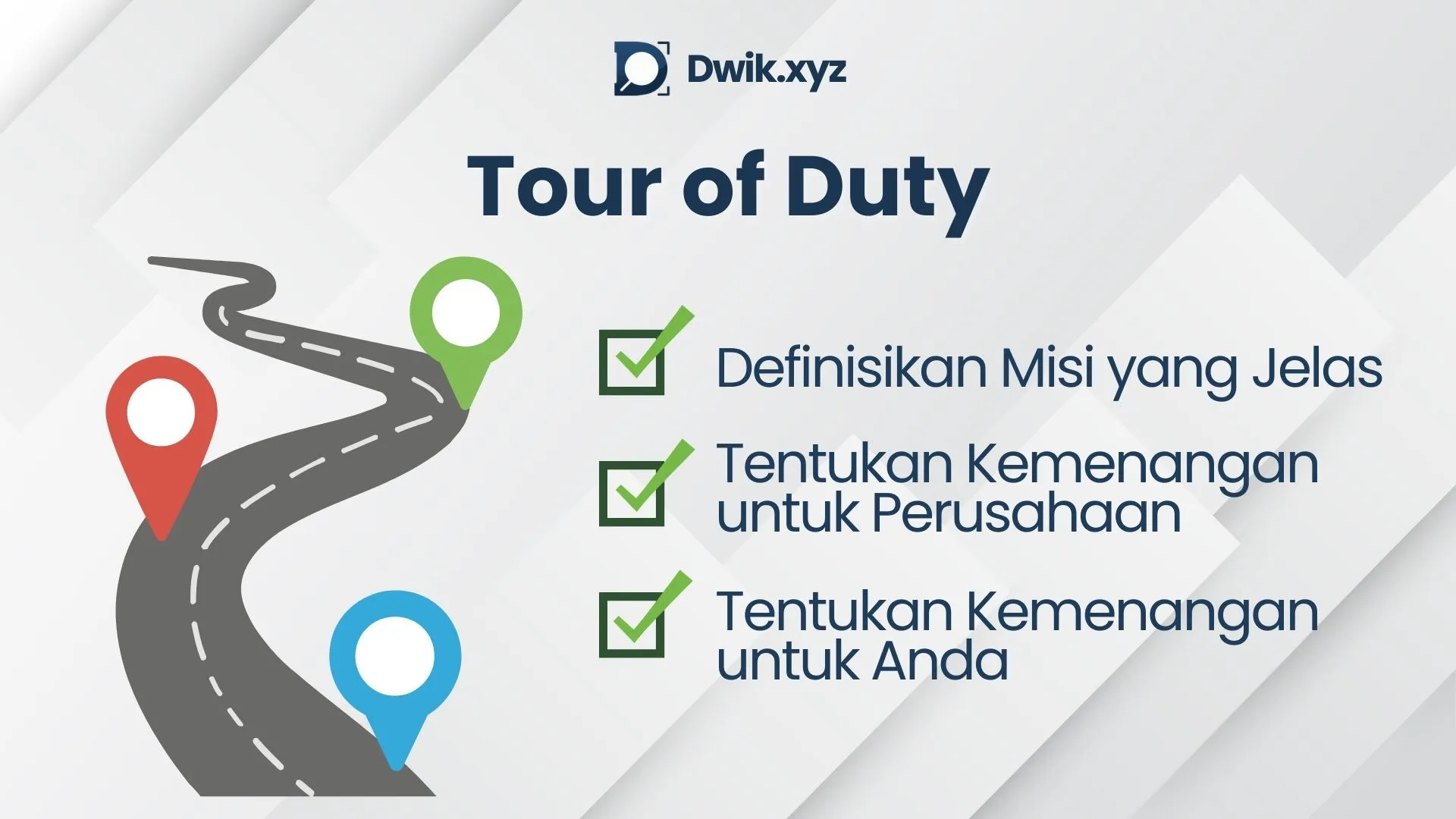 "Tour of Duty": Cara Menemukan Kembali Tujuan dalam